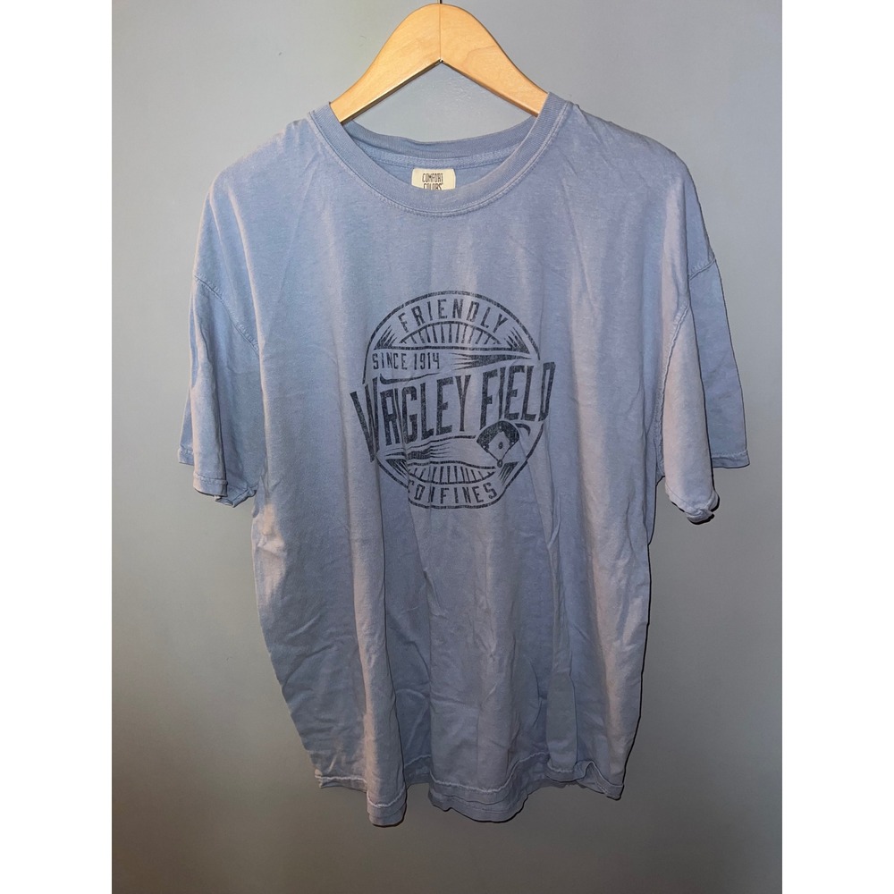 Comfort Colors Wrigley Field Friendly Confines Graphic T-Shirt Blue XL